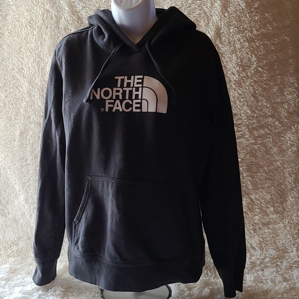North Face Black Hoodie Womens Large